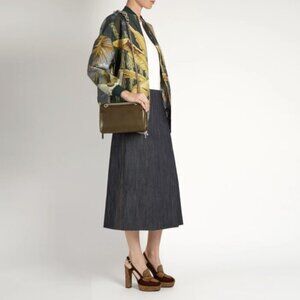 Adam Lippes Denim Wrap Skirt